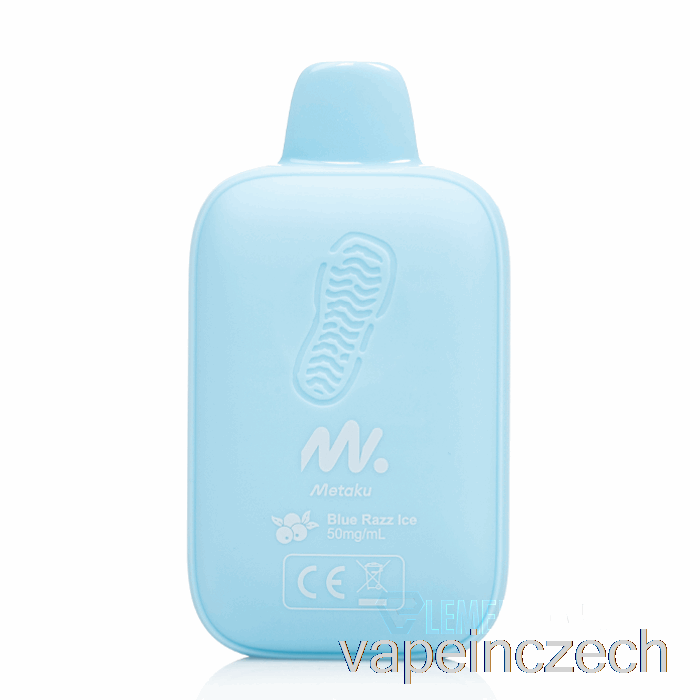 Jednorázové Modré Razz Ice Vape Pero Metaku Moonwalk 9000